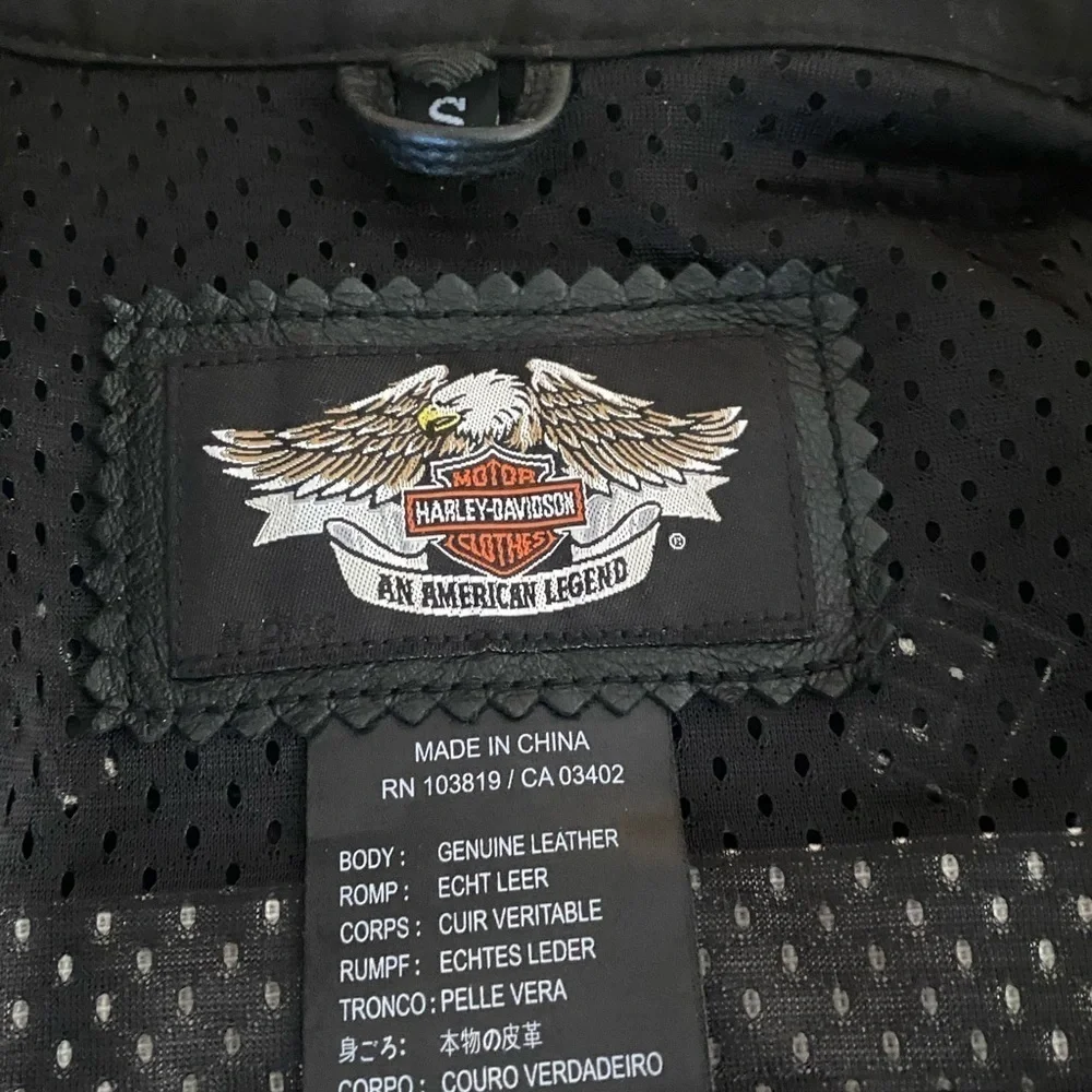 Harley Davidson Miss Enthusiast Jacket NWOT Small​​​​​​​ - Picture 9 of 15